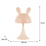 Светильник-ночник LED с аккумулятором Kite Simple Bunny K25-317-1-4, персиковый