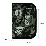 Пенал с наполнением Kite Air Force K24-622H-10, 1 отделение, 2 отворота