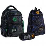 Шкільний набір Kite Education Beast Mode SET_K25-773M-3 (рюкзак, пенал, сумка)