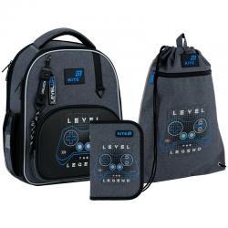 Школьный набор Kite Education Level UP SET_K26-556M-3 (рюкзак, пенал, сумка)