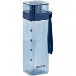 Пляшечка для води квадратна Kite K24-1209-1, 550 мл, блакитна