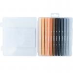 Скетч маркеры Kite Skin&Grey K22-044-4, 12 цветов