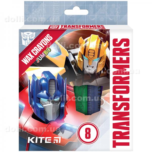 Крейда воскова Jumbo Transformers TF24-076, 8 кольорів