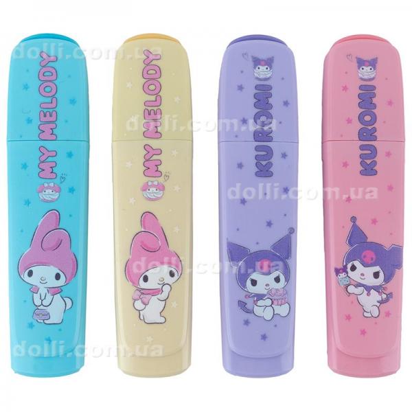Маркер Highlighter Kite Kuromi HK24-444, набор из 4-х цветов