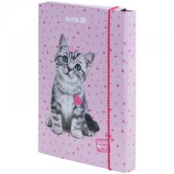 Папка для зошитів на гумці Kite Studio Pets SP25-210, картон
