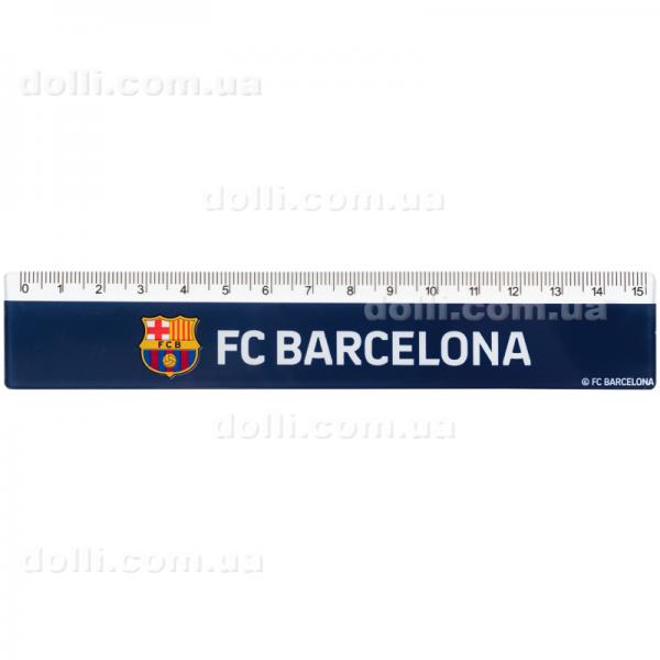 Лінійка пластикова Kite FC Barcelona BC25-090, 15 см