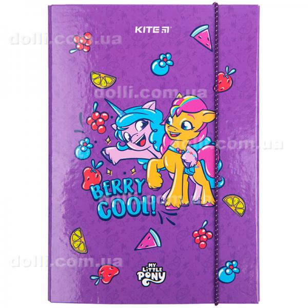 Папка для тетрадей на резинках Kite My Little Pony LP23-210