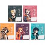 Тетрадь школьная Kite Anime K25-236-1, 18 листов, клетка