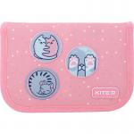 Пенал с наполнением Kite Hugs&Kittens К22-622H-9, 1 отделение, 2 отворота