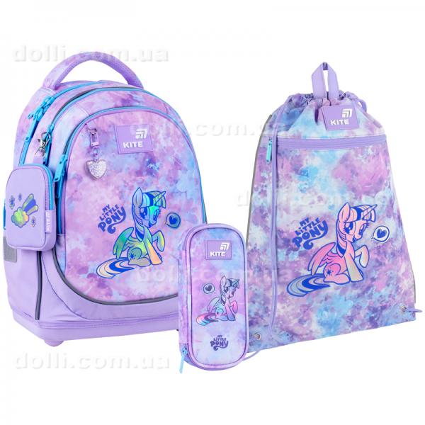 Шкільний набір Kite Education My Little Pony SET_LP26-724S (рюкзак, пенал, сумка)