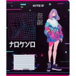 Тетрадь школьная Kite Anime K24-234-1, 12 листов, в линию