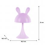 Светильник-ночник LED с аккумулятором Kite Simple Bunny K25-317-1-5, фиолетовый
