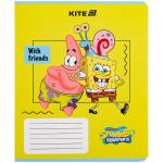 Зошит шкільний Kite SpongeBob SquarePants SB25-232, 12 аркушів, клітинка