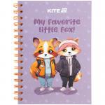 Блокнот на спирали Kite Cute 4 K25-1911-4, А5, 80 листов, клетка