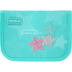 Пенал без наповнення Kite Education Super star K21-622-5, 1 відділення, 2 відвороти
