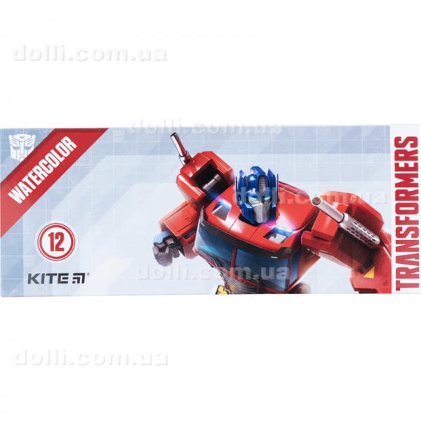 Фарби акварельні Kite Transformers TF22-041, 12 кольорів