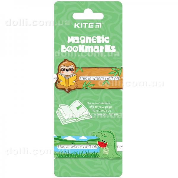 Набір магнітних закладок-індикаторів Kite Smart Animals K24-496-4