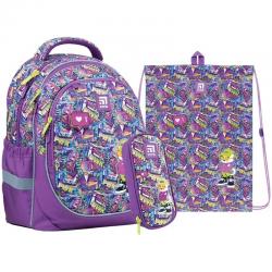Шкільний рюкзак Kite Education Chilling Cat SET_K22-700M