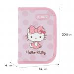 Пенал без наповнення Kite Hello Kitty HK26-621-1, 1 відділення, 1 відворот
