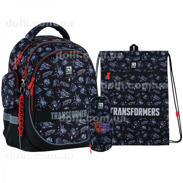 Школьный набор Kite Transformers SET_TF24-700M (рюкзак, пенал, сумка)