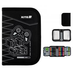 Пенал з наповненням Kite Player K25-622H-6, 1 відділення, 2 відвороти