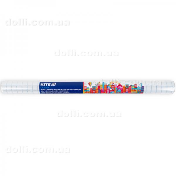 Пленка с клейким слоем для обертывания книг Kite Classic K-101, 33х150 см, CPP