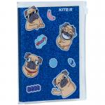 Блокнот Kite Blue dogs K22-462-4, 80 листов, клетка, силиконовая обложка