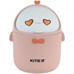 Настільний контейнер для сміття Kite K24-010-2, персиковий