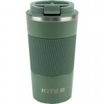 Термокружка Kite K23-458-08, 510 мл, сіро-зелена