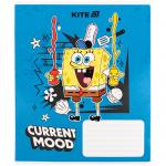 Зошит шкільний Kite SpongeBob SquarePants SB25-236, 18 аркушів, клітинка