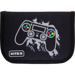 Пенал без наполнения Kite Education Gamer K21-622-4, 1 отделение, 2 отворота